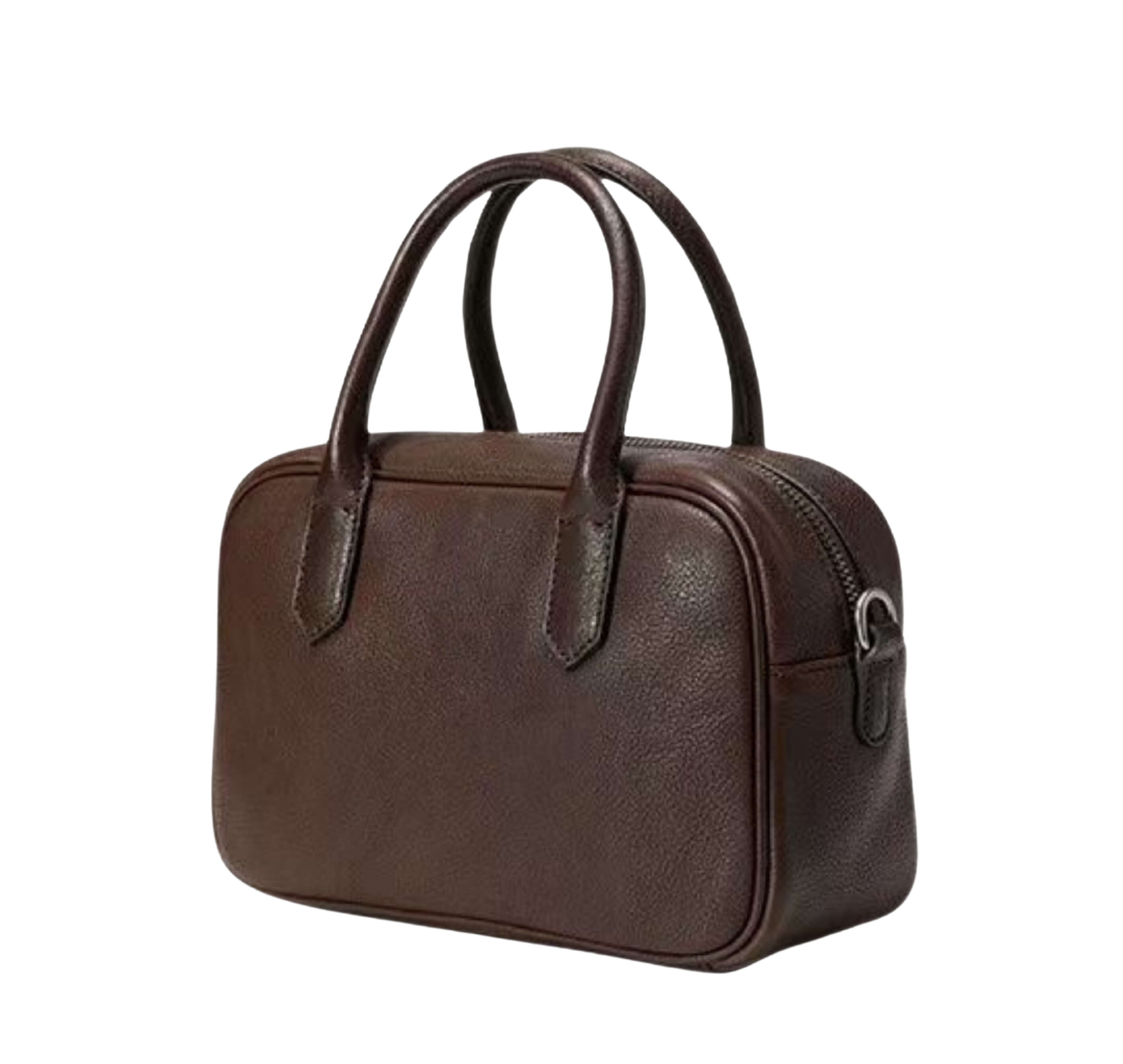 Bernsteinfarbene Mini-Tasche
