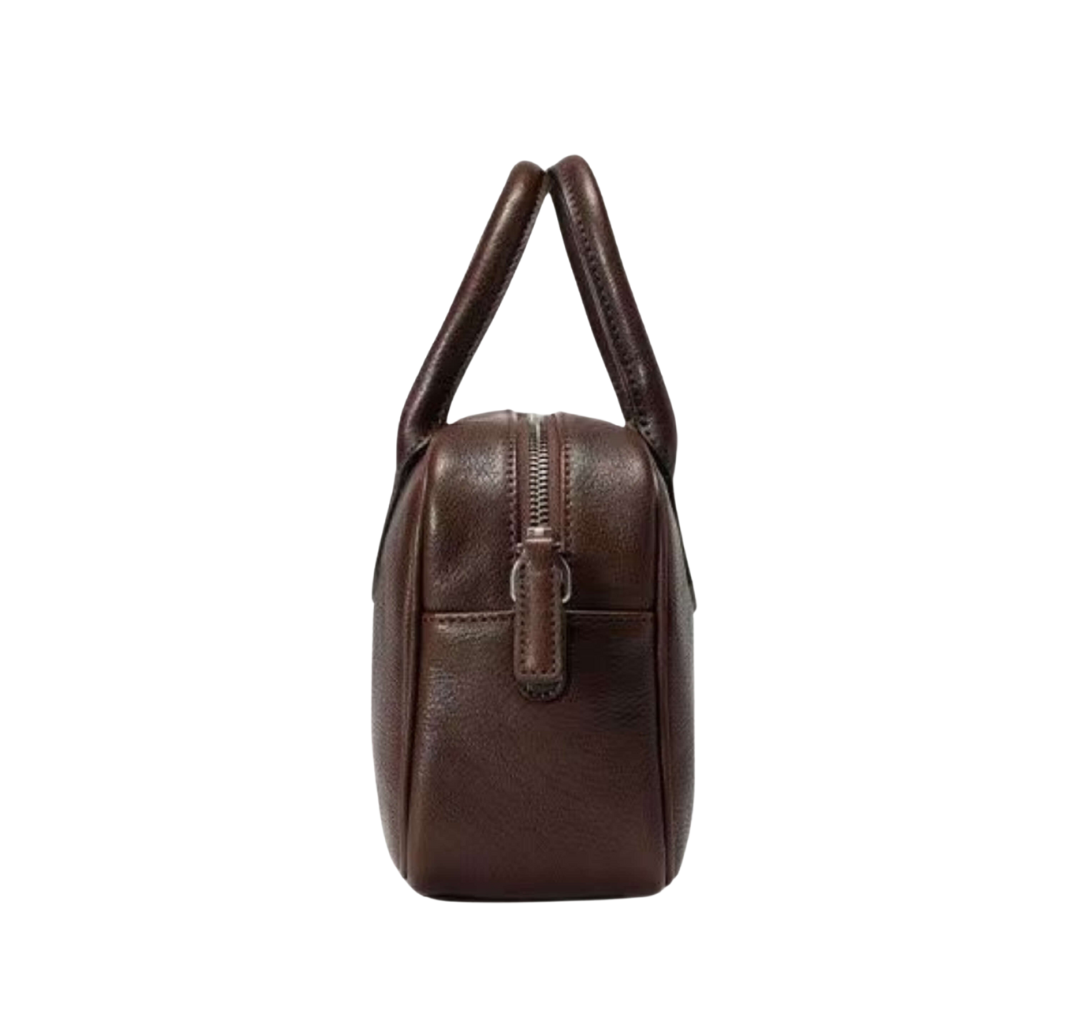 Bernsteinfarbene Mini-Tasche