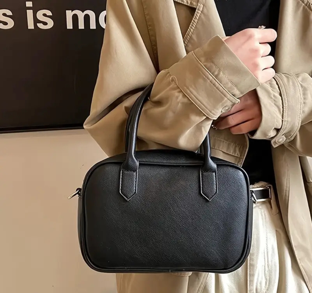 Bernsteinfarbene Mini-Tasche