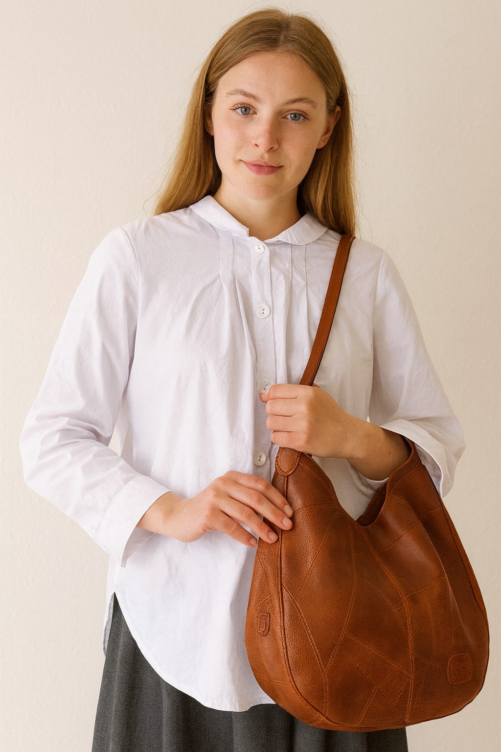 Geräumige Schultertasche für den Alltag