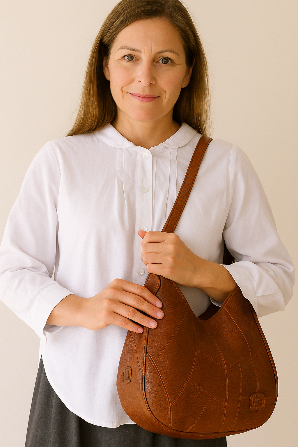 Geräumige Schultertasche für den Alltag