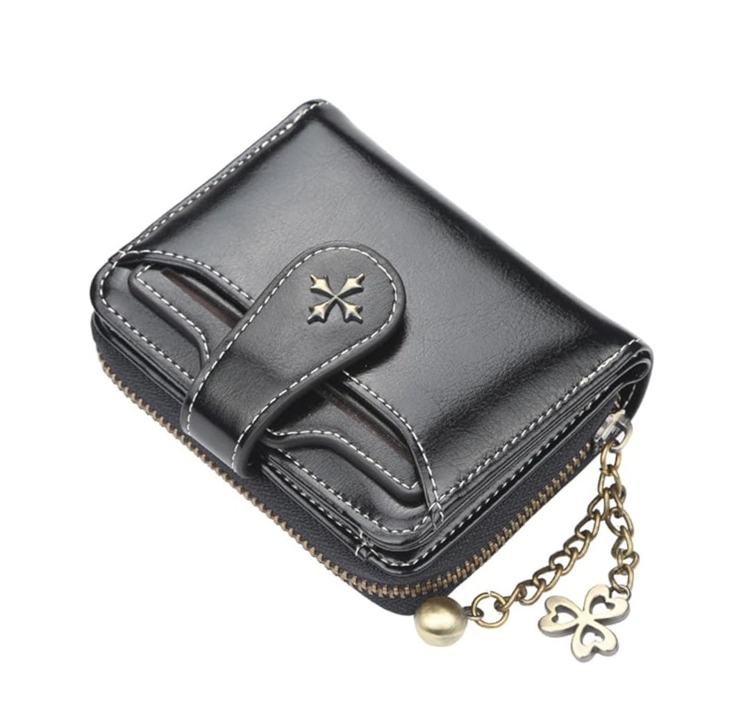 Klassische Lederbrieftasche mit Charme