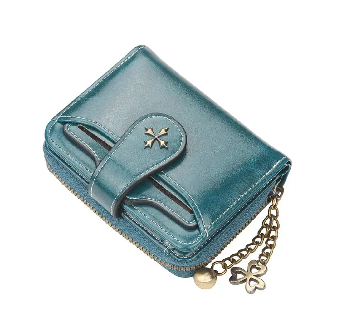 Klassische Lederbrieftasche mit Charme