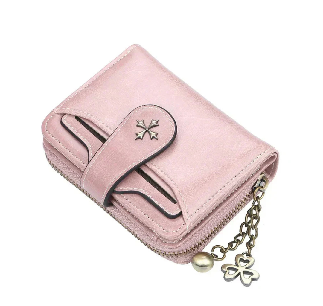 Klassische Lederbrieftasche mit Charme
