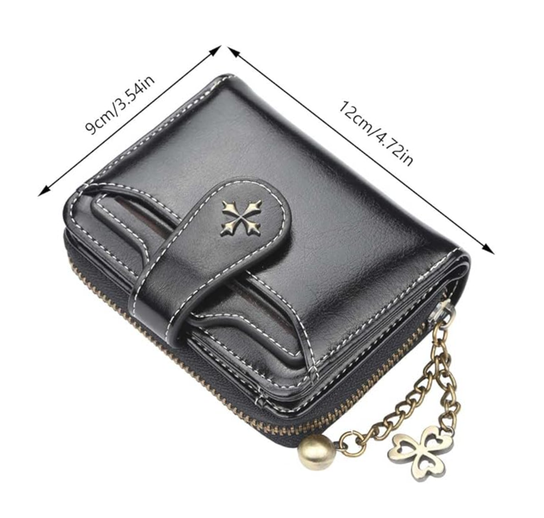 Klassische Lederbrieftasche mit Charme