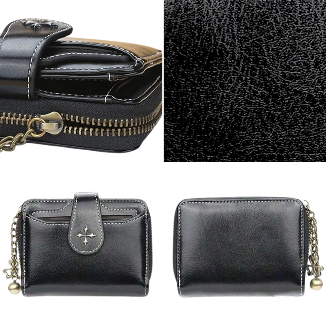 Klassische Lederbrieftasche mit Charme