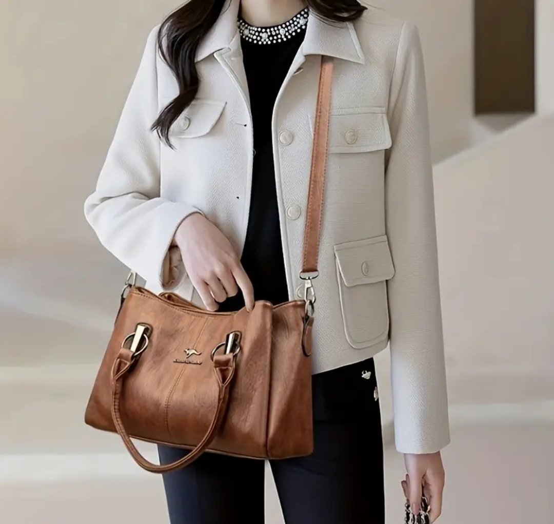 Schultertasche mit Heritage-Charme