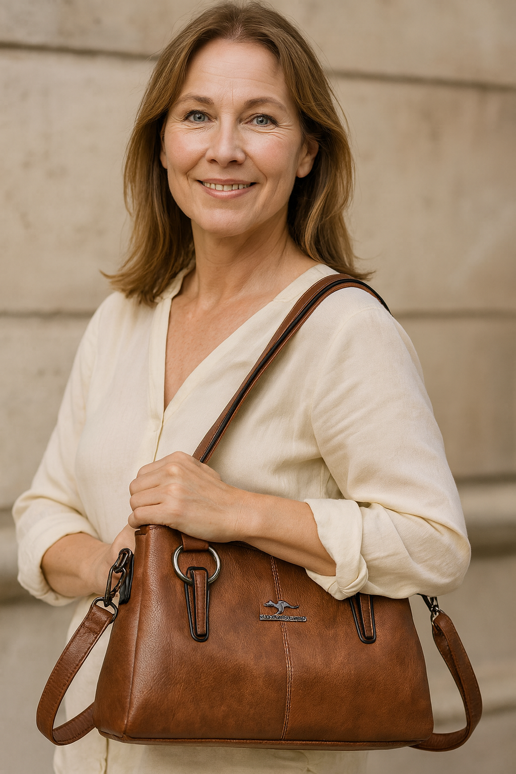 Schultertasche mit Heritage-Charme