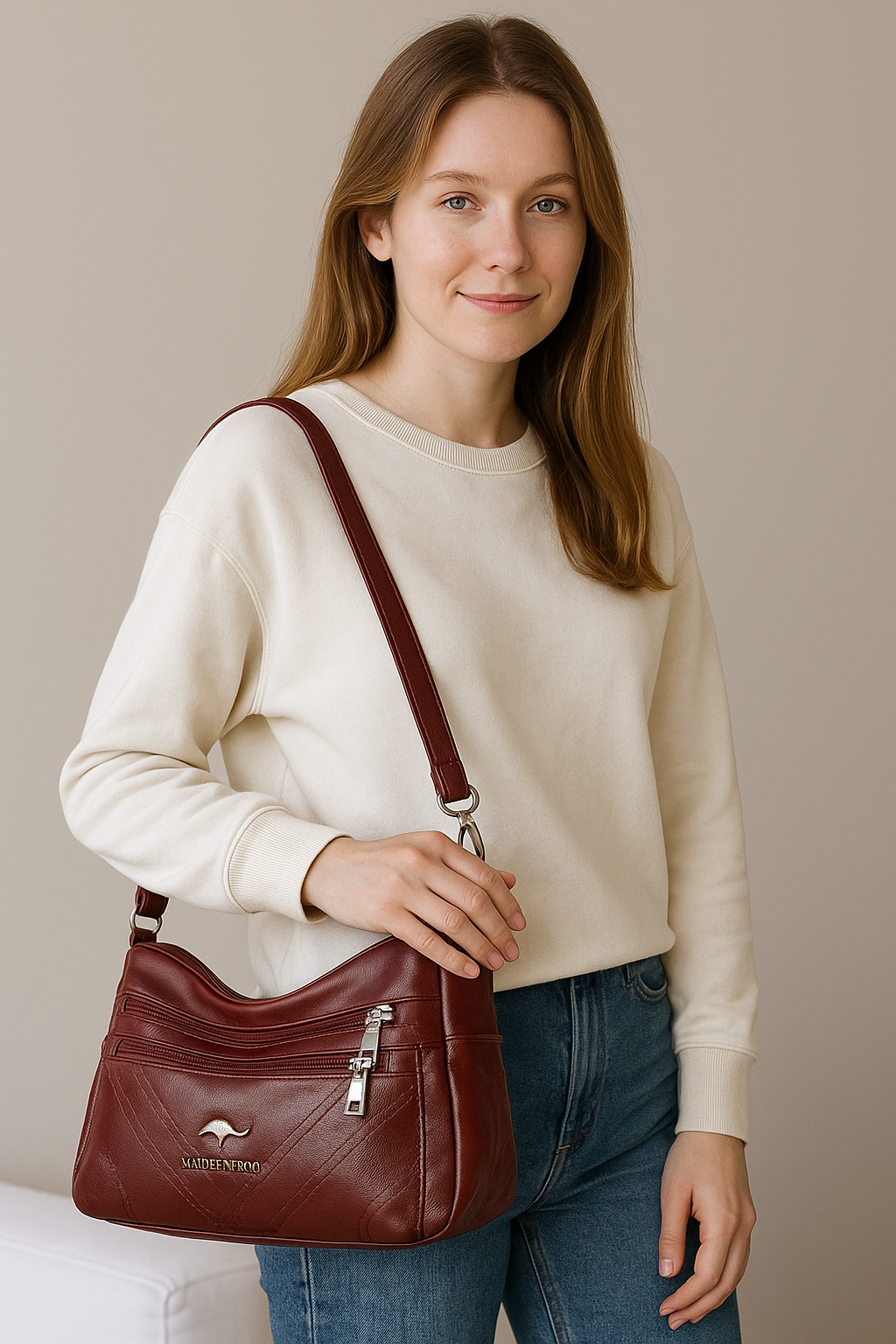 Unverzichtbare Schultertasche für jeden Tag